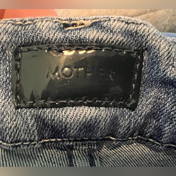 MOTHER The Looker Ankle Sz 24 in We The Animals Blue Stretch Jeans Orig $275 - Picture 10 of 13
